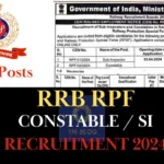 RRB RPF Constable SI recruitment 2024